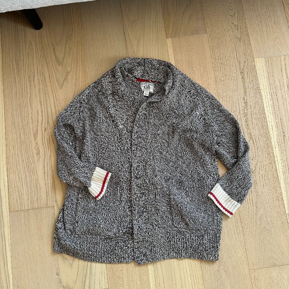 Roots XS Cabin Collectoin Shawl Open Cardigan